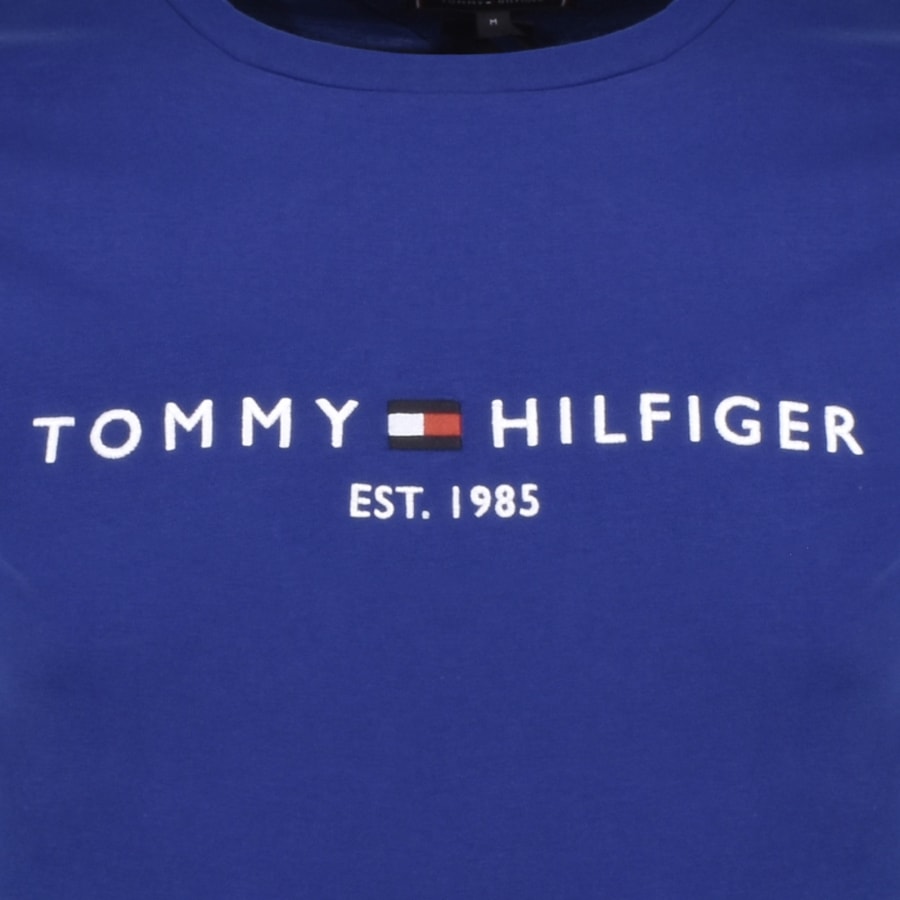 Tommy Hilfiger Logo Slim Fit T Shirt BlueTommy Hilfiger Logo Slim Fit T Shirt Blue Male XX Large
